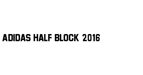 Adidas block font sale